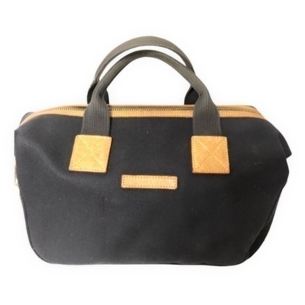 DOONEY & BOURKE canvas leather barrel speedy bag
